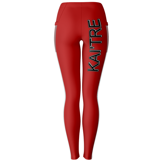 Kai'Tre Mesh Pocket Leggings (RED)